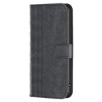 Xiaomi Redmi Note 12s Θήκη Βιβλίο Μαύρο Plaid Embossed Phone Case Black