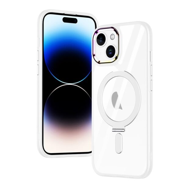 iPhone 15 Plus Θήκη Σιλικόνης Διάφανη MagSafe Magnetic Invisible Holder Phone Case Transparent iPhone 15 Plus Θήκη Σιλικόνης Διάφανη MagSafe Magnetic Invisible Holder Phone Case Transparent
