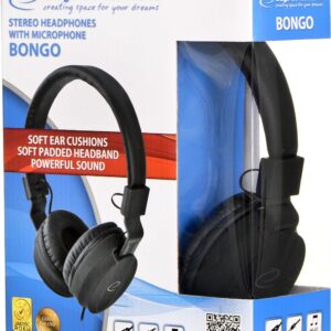 Esperanza Bongo EH212 Ενσύρματα On Ear Ακουστικά Μαύρα