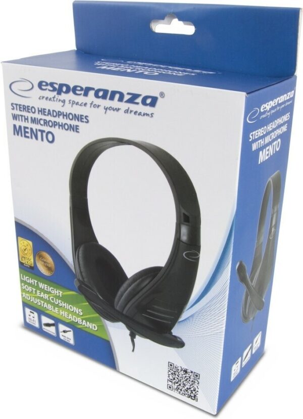 Esperanza Mento On Ear Gaming Headset με σύνδεση 3.5mm