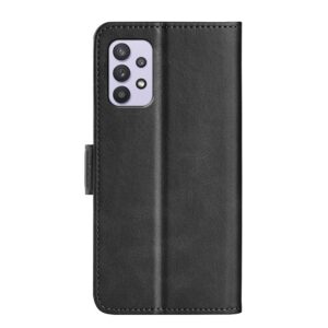 Samsung Galaxy A53 5G Θήκη Βιβλίο Μαύρο Dual-side Magnetic Buckle Phone Case Black