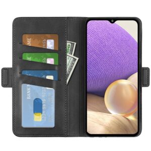 Samsung Galaxy A53 5G Θήκη Βιβλίο Μαύρο Dual-side Magnetic Buckle Phone Case Black