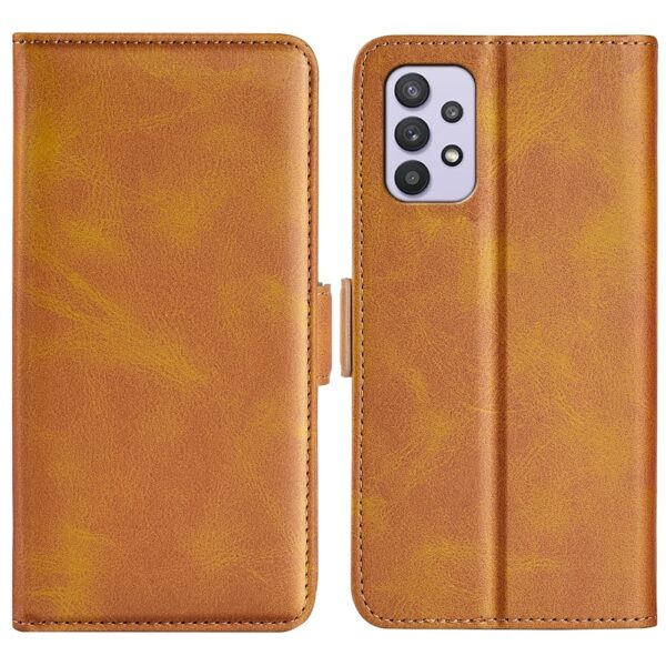 Samsung Galaxy A53 5G Θήκη Βιβλίο Κίτρινη Dual-side Magnetic Buckle Phone Case Yellow