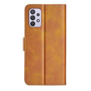 Samsung Galaxy A53 5G Θήκη Βιβλίο Κίτρινη Dual-side Magnetic Buckle Phone Case Yellow