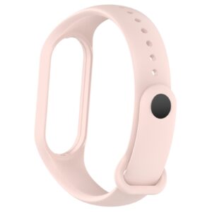 Λουράκι Xiaomi Mi Band 5 / 6 / 7 Απαλό Ροζ Solid Color Silicone Replacement Strap Watchband Official Pink