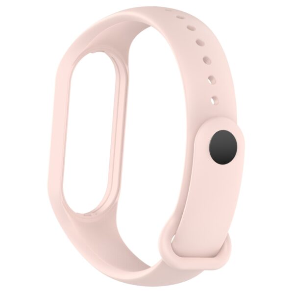 Λουράκι Xiaomi Mi Band 5 / 6 / 7 Απαλό Ροζ Solid Color Silicone Replacement Strap Watchband Official Pink