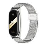 Λουράκι Xiaomi Mi Band 3/4/5/6 Ασημί Mijobs CS Metal Three Bead Stainless Steel Watch Band Silver