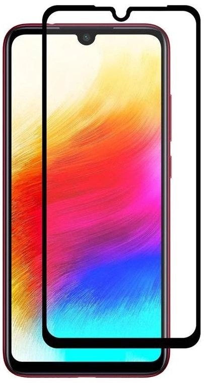 Xiaomi Redmi 7 Προστατευτικό Τζαμάκι Μαύρο 9H 9D Full Screen Tempered Glass Black
