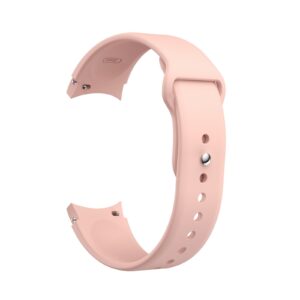 Λουράκι Samsung Galaxy Watch 4 40&44mm / Watch 4 Classic 42&46mm Ανοιχτό Ροζ Silicone Reverse Buckle Watch Band Sand Pink