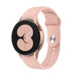 Λουράκι Samsung Galaxy Watch 4 40&44mm / Watch 4 Classic 42&46mm Ανοιχτό Ροζ Silicone Reverse Buckle Watch Band Sand Pink