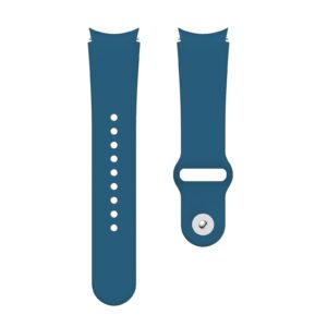 Λουράκι Samsung Galaxy Watch 4 40&44mm / Watch 4 Classic 42&46mm Πετρόλ Silicone Reverse Buckle Watch Band Rock Cyan