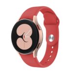 Λουράκι Samsung Galaxy Watch 4 40&44mm / Watch 4 Classic 42&46mm Κόκκινο Silicone Reverse Buckle Watch Band Red