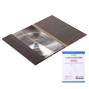 12.0 inch Portable Wood + Organic Glass Eyeshield 3D Mobile Phone Screen Magnifier Bracket Enlarge with Holder