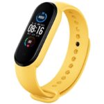 Λουράκι Xiaomi Mi Band 6 Κίτρινο Solid Color Silicone Watch Band Yellow