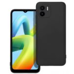 Xiaomi Redmi A1 / A2 Θήκη Σιλικόνης Μαύρη Soft Touch Silicone Rubber Soft Case Black