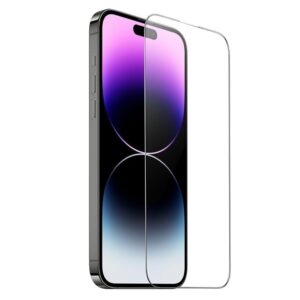 iPhone 15 Pro Max Προστατευτικό Τζαμάκι Hoco 9D Large Arc Dustproof Diamond Tempered Glass Film