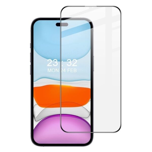 iPhone 15 Pro Προστατευτικό Τζαμάκι IMAK 9H Surface Hardness Full Screen Tempered Glass Film Pro+ Series