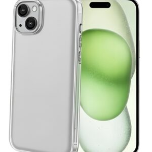Forcell iPhone 15 Plus Θήκη Σιλικόνης TPU 1.5mm - Διάφανη