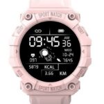 FD68 Smartwatch με Παλμογράφο (ΡΟΖ)