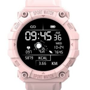 FD68 Smartwatch με Παλμογράφο (ΡΟΖ)