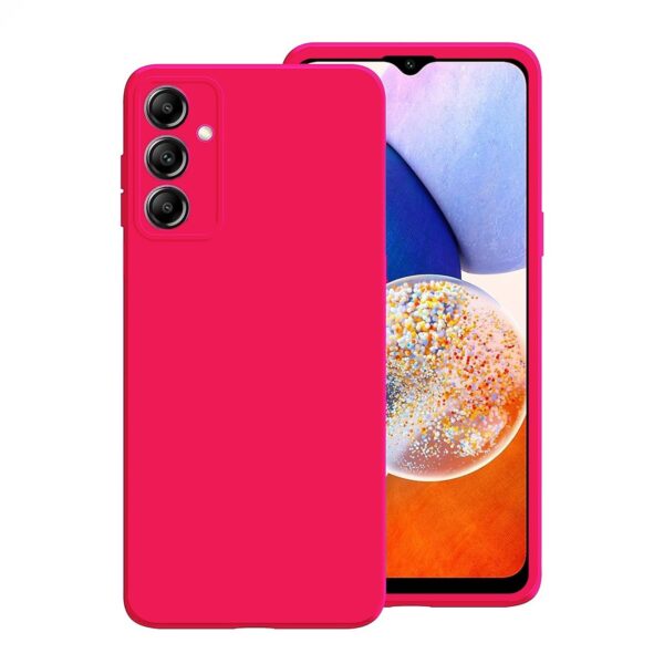 Forcell Samsung Galaxy A34 5G Soft Touch Θήκη Σιλικόνης - Fuchsia