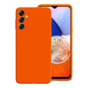 Forcell Samsung Galaxy A34 5G Soft Touch Θήκη Σιλικόνης - Orange