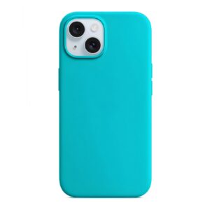 Forcell iPhone 15 Soft Touch Θήκη Σιλικόνης - Mint