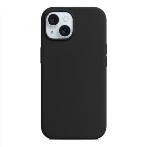 Forcell iPhone 15 Soft Touch Θήκη Σιλικόνης - Black