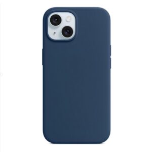 Forcell iPhone 15 Soft Touch Θήκη Σιλικόνης - Blue