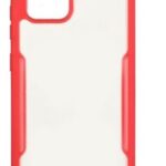 Forcell Xiaomi Redmi Note 10 4G / Note 10S / Poco M5s Acrylic Θήκη με Πλαίσιο Σιλικόνης Διάφανη - Red