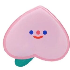 Phone Holder Με Σχέδιο Cartoon Shape Airbag Epoxy Lazy Telescopic Phone Hold Pink Peach