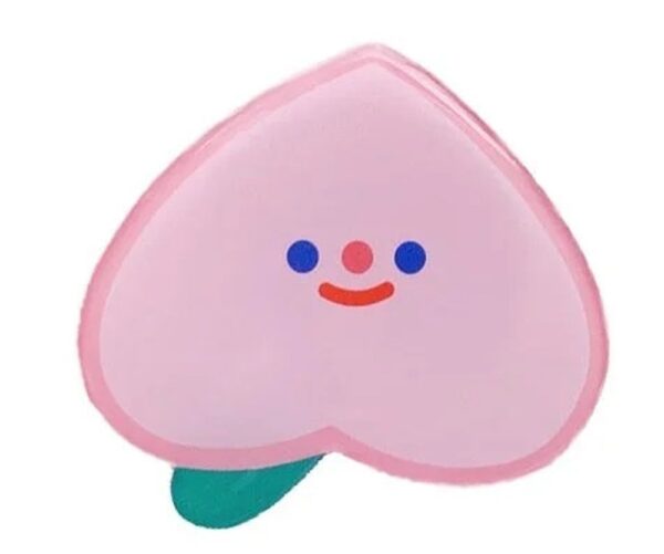 Phone Holder Με Σχέδιο Cartoon Shape Airbag Epoxy Lazy Telescopic Phone Hold Pink Peach