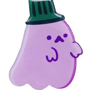 Phone Holder Με Σχέδιο Cartoon Shape Airbag Epoxy Lazy Telescopic Phone Hold Purple Ghost