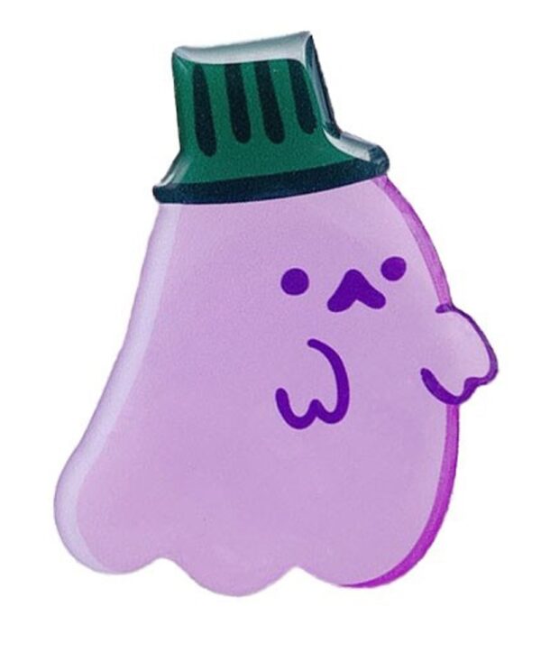 Phone Holder Με Σχέδιο Cartoon Shape Airbag Epoxy Lazy Telescopic Phone Hold Purple Ghost