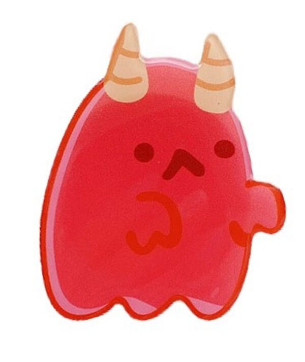 Phone Holder Με Σχέδιο Cartoon Shape Airbag Epoxy Lazy Telescopic Phone Hold Red Ghost