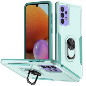 Samsung Galaxy A53 5G Θήκη Πράσινο Με Σταντ Pioneer Armor PC + TPU Holder Phone Case Green