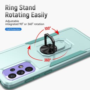 Samsung Galaxy A53 5G Θήκη Πράσινο Με Σταντ Pioneer Armor PC + TPU Holder Phone Case Green
