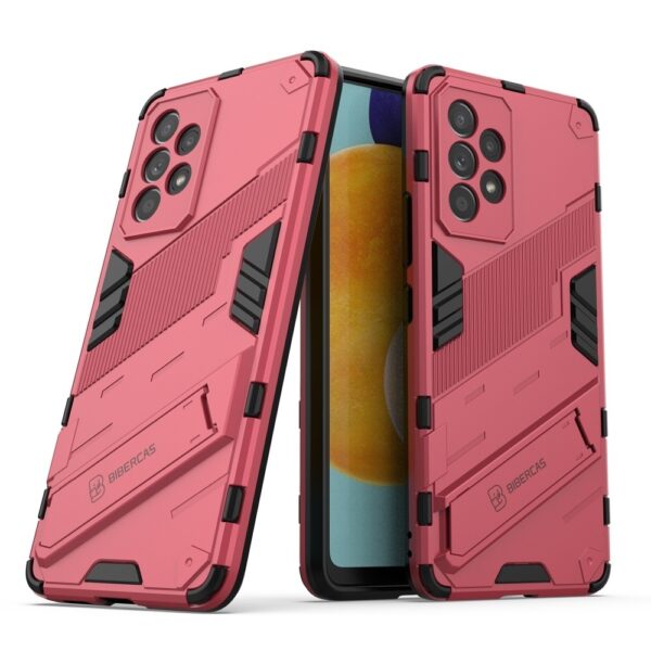 Samsung Galaxy A53 5G Σκληρή Θήκη Ροζ Με Σταντ Punk Armor 2 in 1 PC + TPU Phone Case Pink
