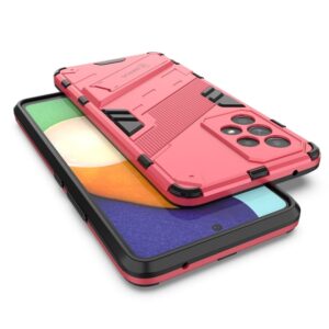Samsung Galaxy A53 5G Σκληρή Θήκη Ροζ Με Σταντ Punk Armor 2 in 1 PC + TPU Phone Case Pink