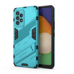 Samsung Galaxy A53 5G Σκληρή Θήκη Μπλε Με Σταντ Punk Armor 2 in 1 PC + TPU Phone Case Blue