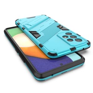 Samsung Galaxy A53 5G Σκληρή Θήκη Μπλε Με Σταντ Punk Armor 2 in 1 PC + TPU Phone Case Blue