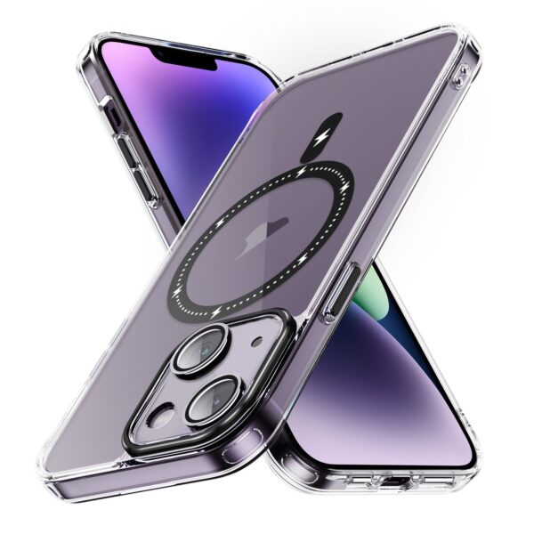 iPhone 15 Plus Θήκη Σιλικόνης Μαύρη Airbag Shockproof MagSafe Phone Case Black iPhone 15 Plus Θήκη Σιλικόνης Μαύρη Airbag Shockproof MagSafe Phone Case Black