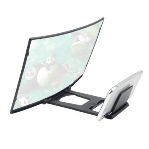 L6 12 inch Curved Screen Mobile Phone Screen Magnifier 3D High-definition Screen Magnifier Multifunctional