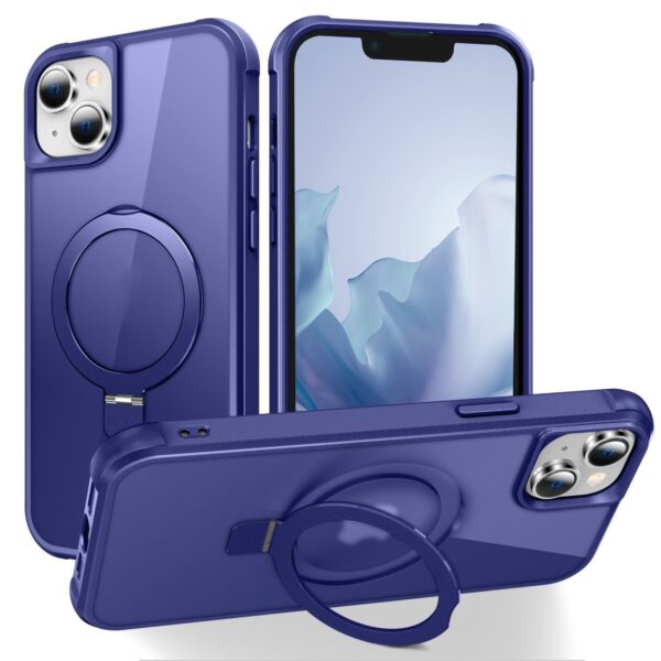 iPhone 15 Plus Θήκη Σιλικόνης Σκούρο Μπλε MagSafe Magnetic Holder Phone Case Klein Blue iPhone 15 Plus Θήκη Σιλικόνης Σκούρο Μπλε MagSafe Magnetic Holder Phone Case Klein Blue