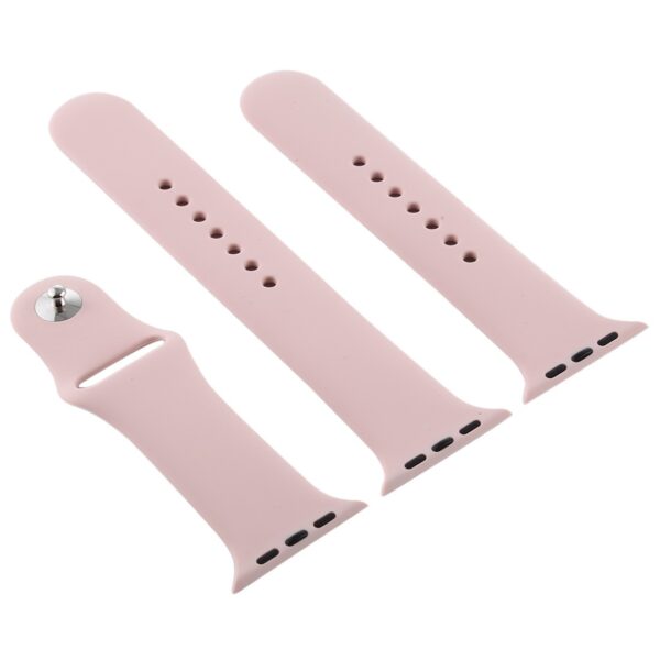 Λουράκι Apple Watch Ultra/Ultra2 - 49/ 45/ 44/ 42mm - Series 9/8/7 - SE/6/5/4/3/2/1 Rubber Sport Sand Pink
