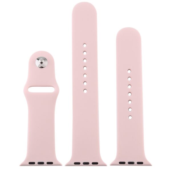 Λουράκι Apple Watch Ultra/Ultra2 - 49/ 45/ 44/ 42mm - Series 9/8/7 - SE/6/5/4/3/2/1 Rubber Sport Sand Pink