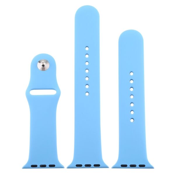 Λουράκι Apple Watch Ultra/Ultra2 - 49/ 45/ 44/ 42mm - Series 9/8/7 - SE/6/5/4/3/2/1 Rubber Sport Chrysanthemum Blue