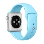 Λουράκι Apple Watch 41/ 40/ 38mm - Series 9/8/7 - SE/6/5/4/3/2/1 Rubber Sport Baby Blue