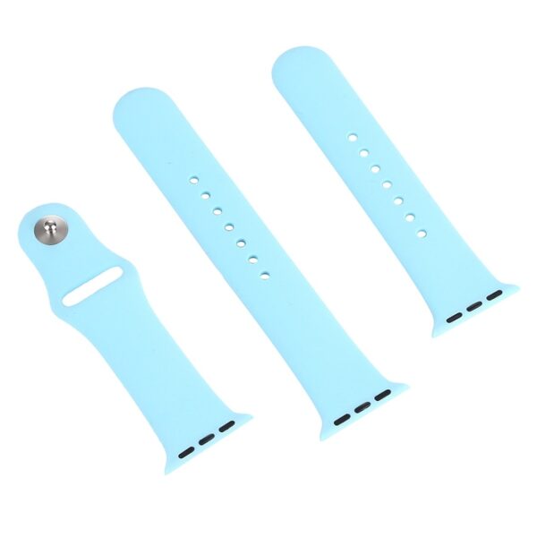 Λουράκι Apple Watch 41/ 40/ 38mm - Series 9/8/7 - SE/6/5/4/3/2/1 Rubber Sport Baby Blue