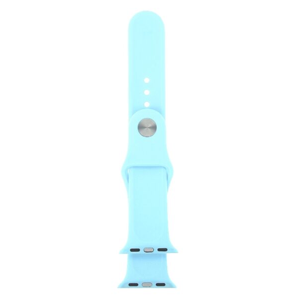 Λουράκι Apple Watch 41/ 40/ 38mm - Series 9/8/7 - SE/6/5/4/3/2/1 Rubber Sport Baby Blue